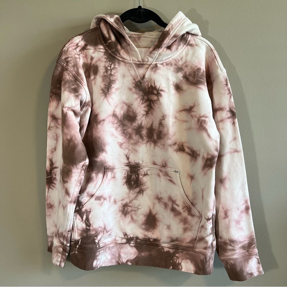 Lululemon All Yours Hoodie Fleece Sweatshirt Marmoleado Tie Dye Earth Dye Clay